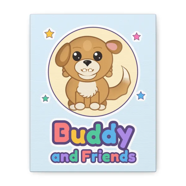 Buddy and Friends Nursery Canvas