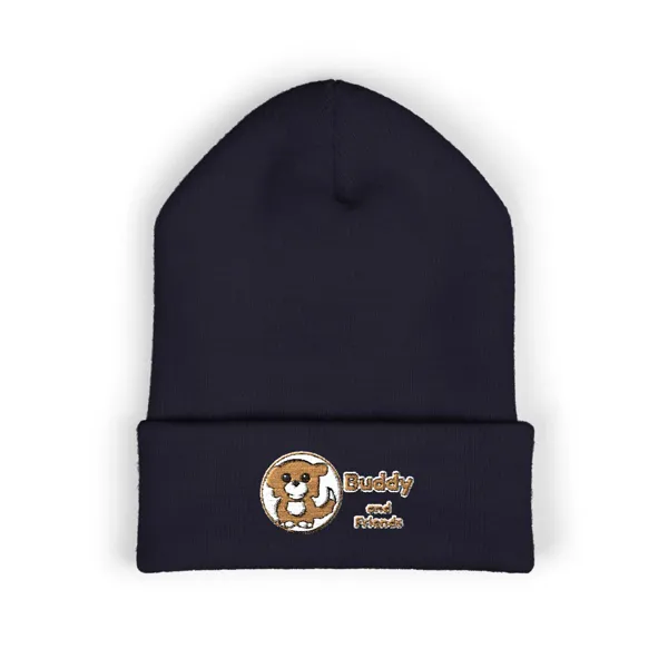 Buddy and Friends Cuffed Beanie (Adult) - Navy